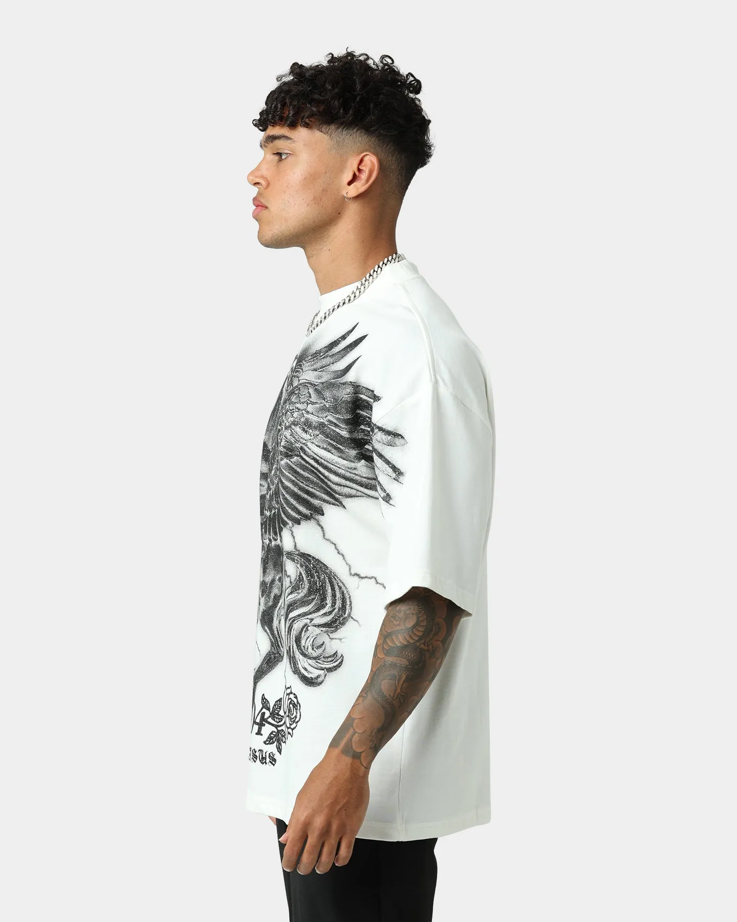 404 Pegasus Vintage T-Shirt Off White