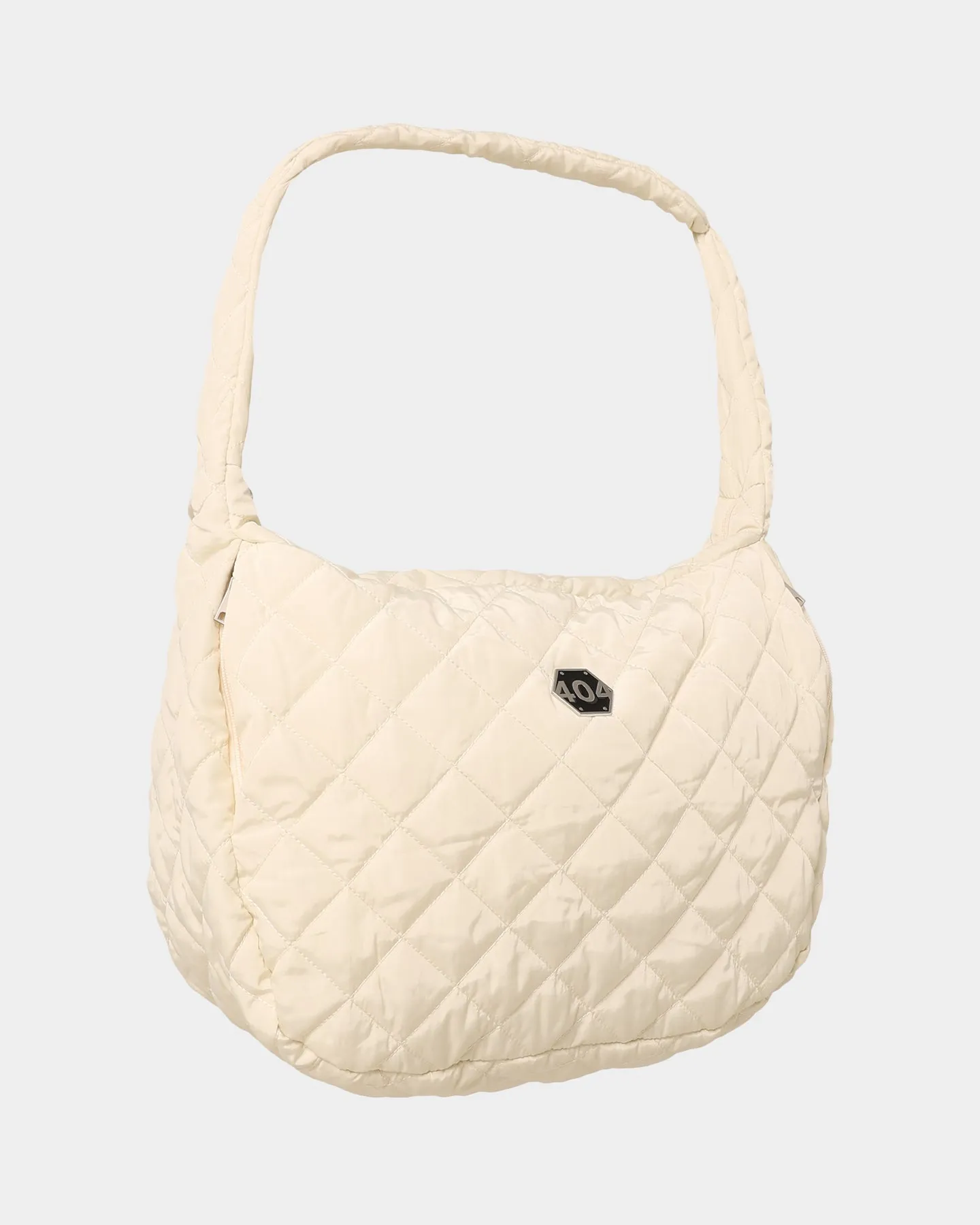 404 Quilted Side Bag Off White