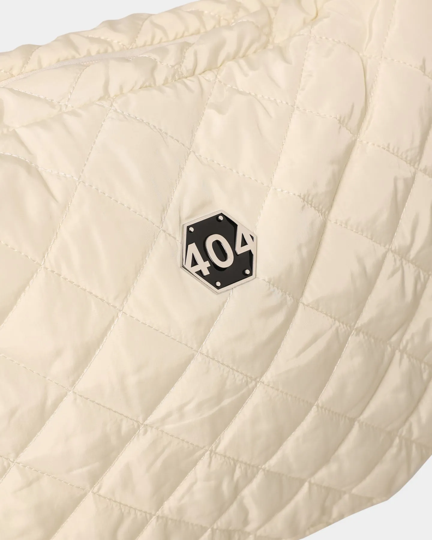 404 Quilted Side Bag Off White