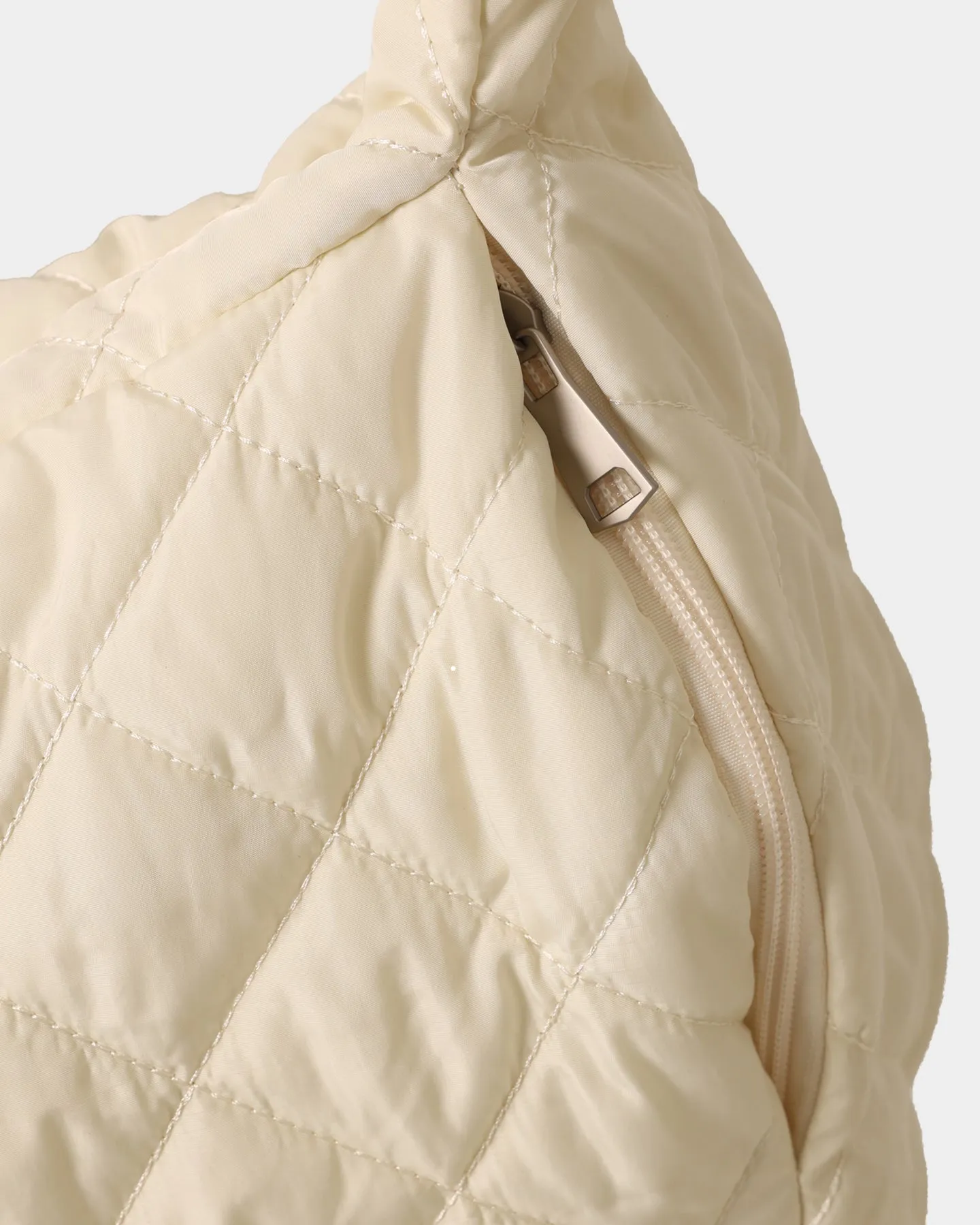 404 Quilted Side Bag Off White