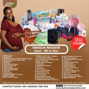 48 - Items Hospital Delivery List Package For Mother And Baby In Ghana (Hibiscus)