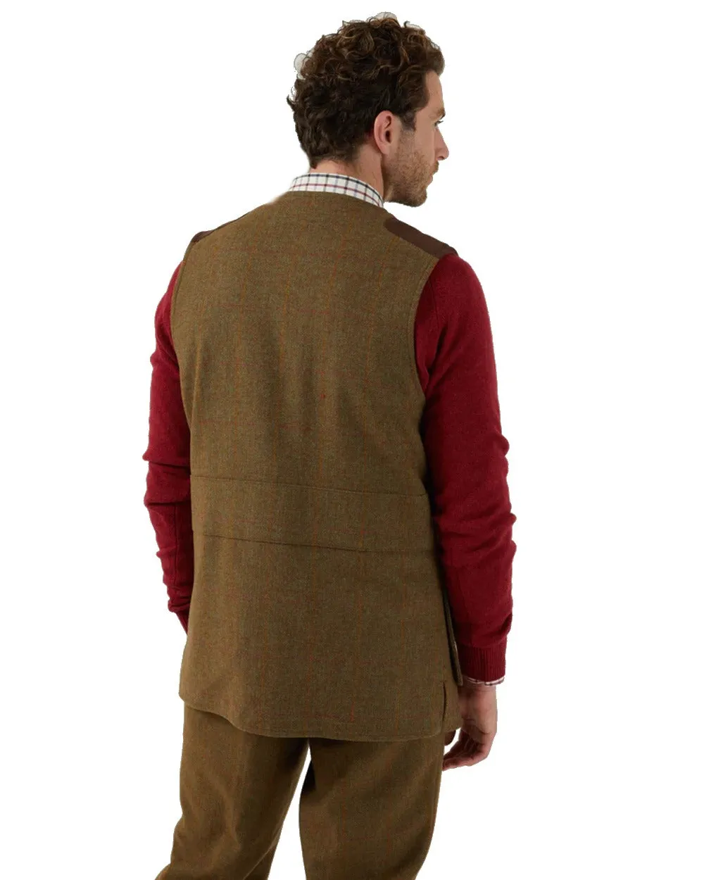 Alan Paine Combrook Tweed Shooting Waistcoat