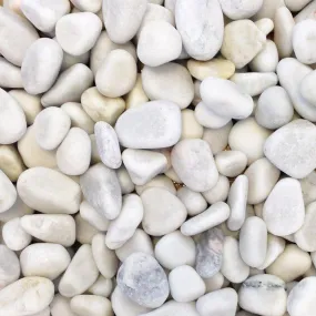 Aquarium Fish Tank Gravel White Pebbles 1-2cm 5kg