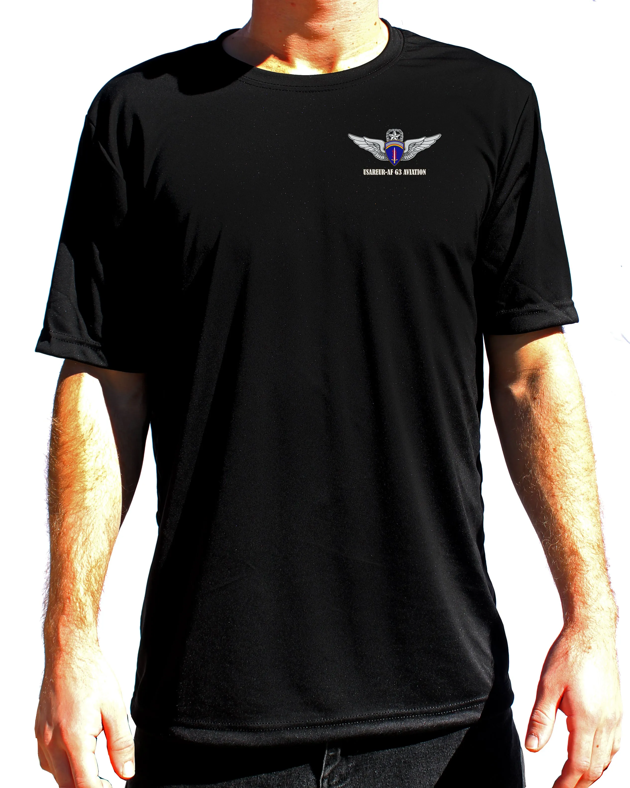 Athletic Black T-Shirt. This shirt IS approved for PT