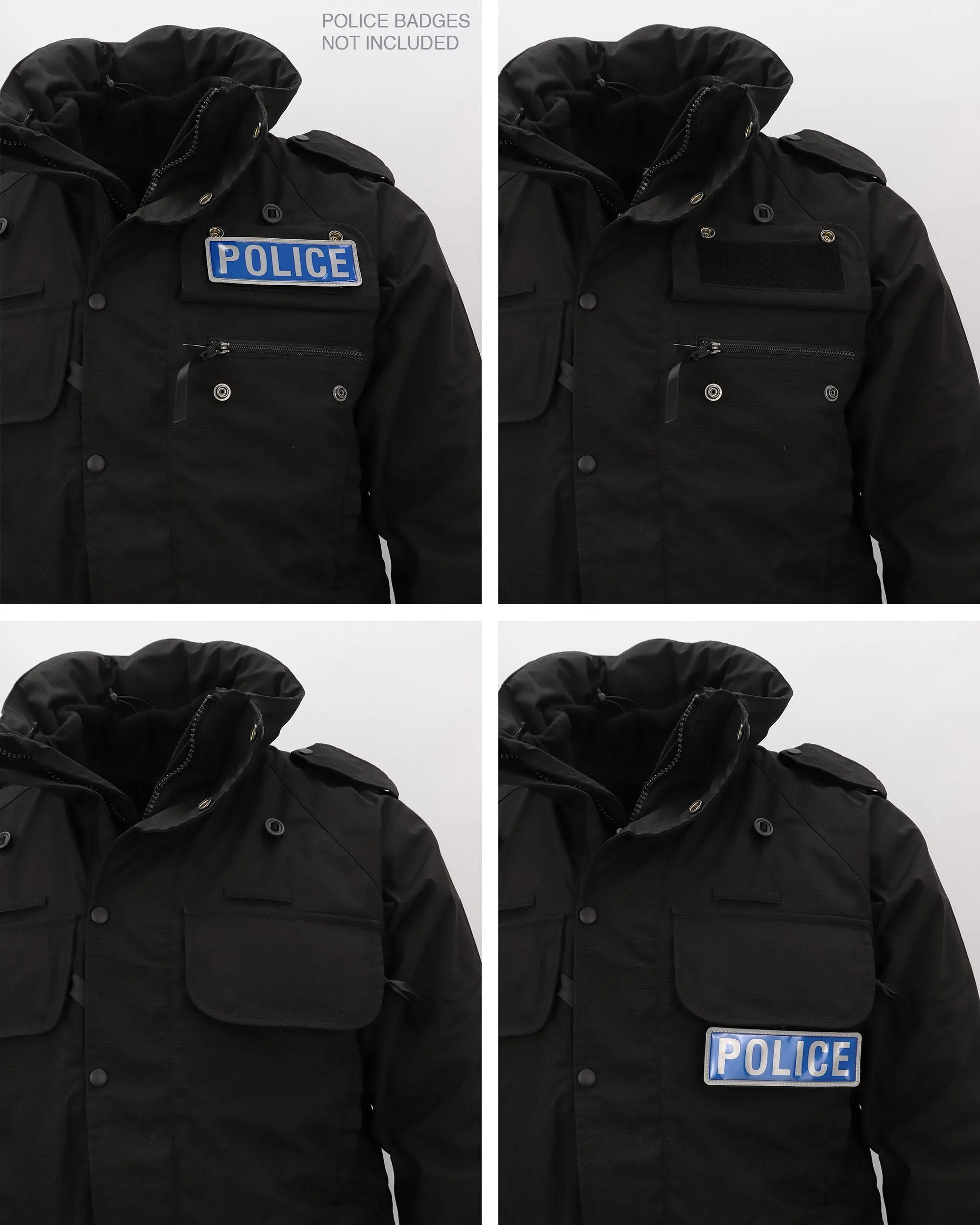 B315 Avenger Coat & Detachable Fleece - Black