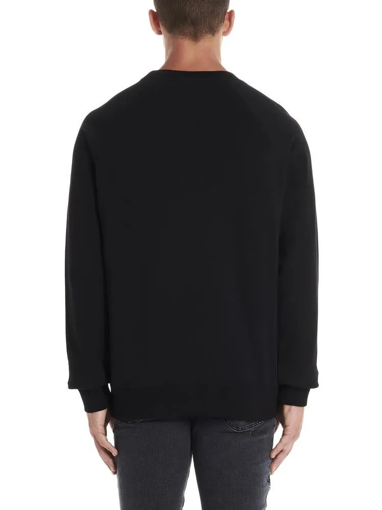 Balmain Logo Crest Crewneck Jumper