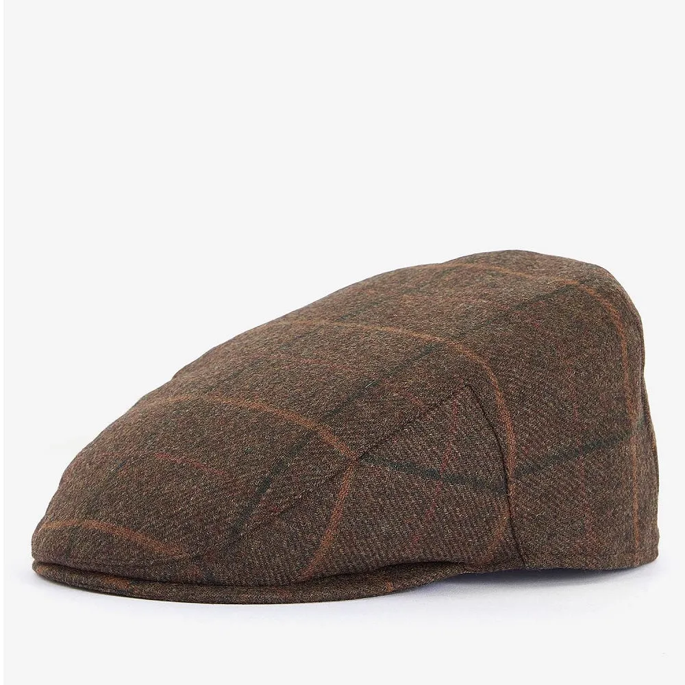 Barbour Crieff Flat Cap Classic Brown