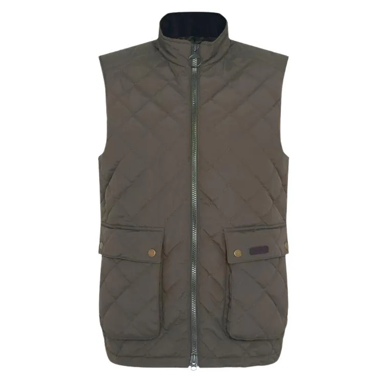 Barbour Fernwood Quilted Gilet - Dark Olive