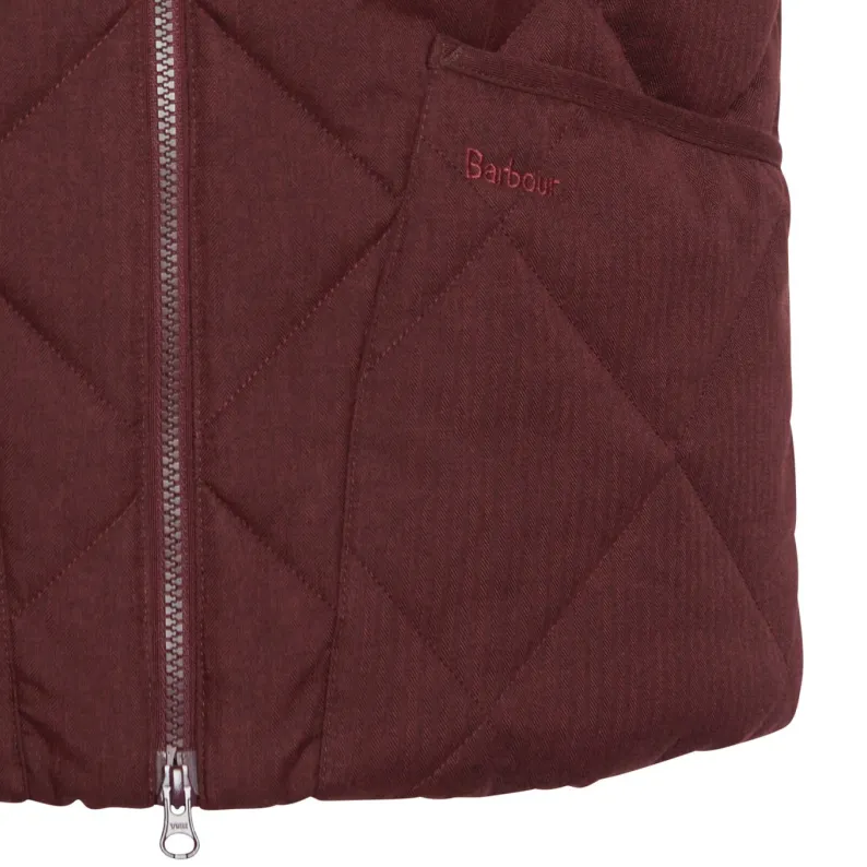 Barbour Lindale Gilet Dark Wine MGI0235BR92