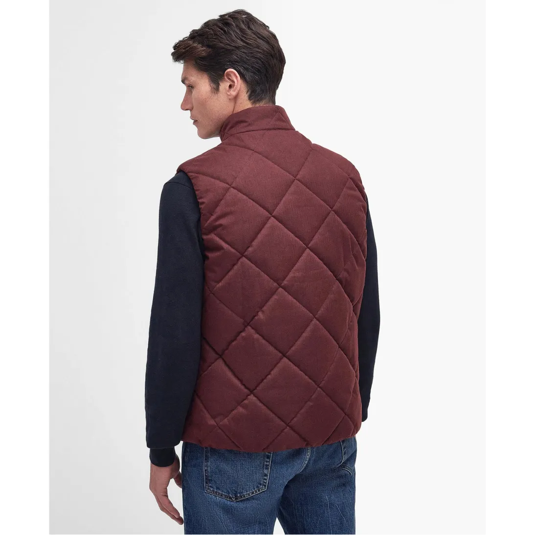 Barbour Lindale Gilet Dark Wine MGI0235BR92