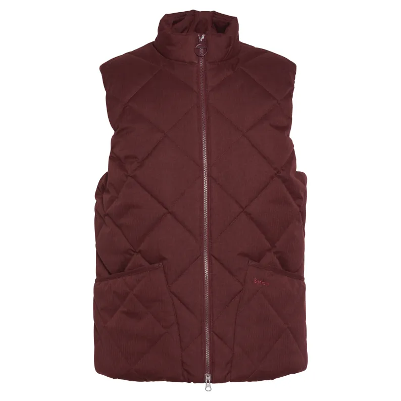 Barbour Lindale Gilet Dark Wine MGI0235BR92