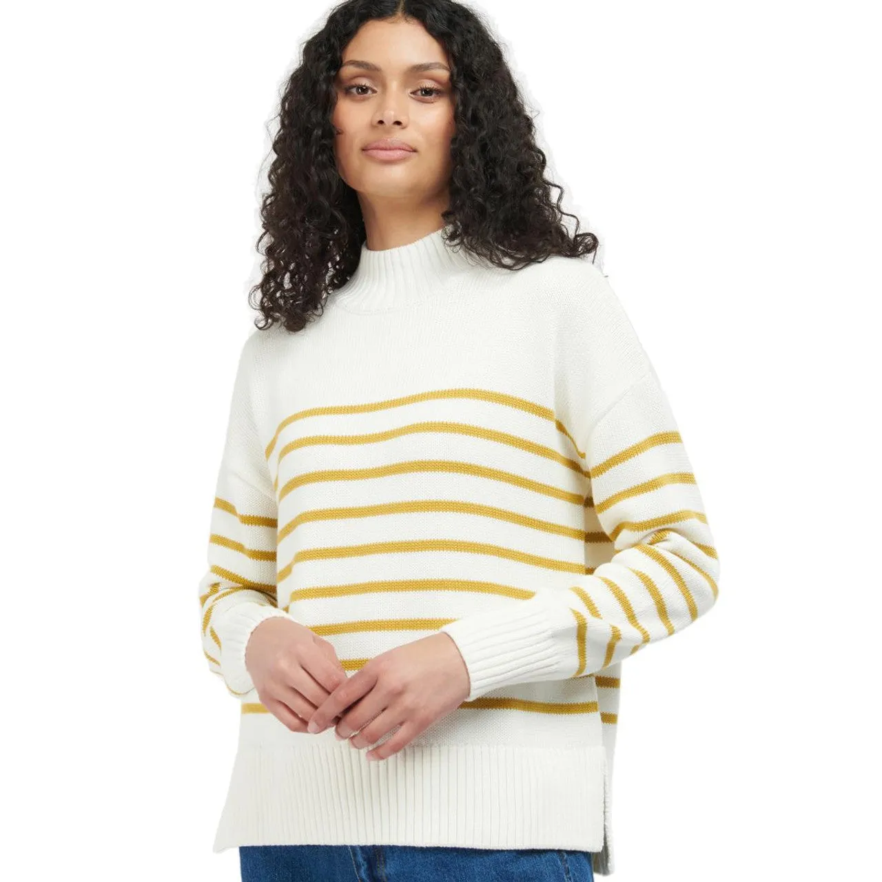 Barbour Shelley Knit in Cloud LKN1311