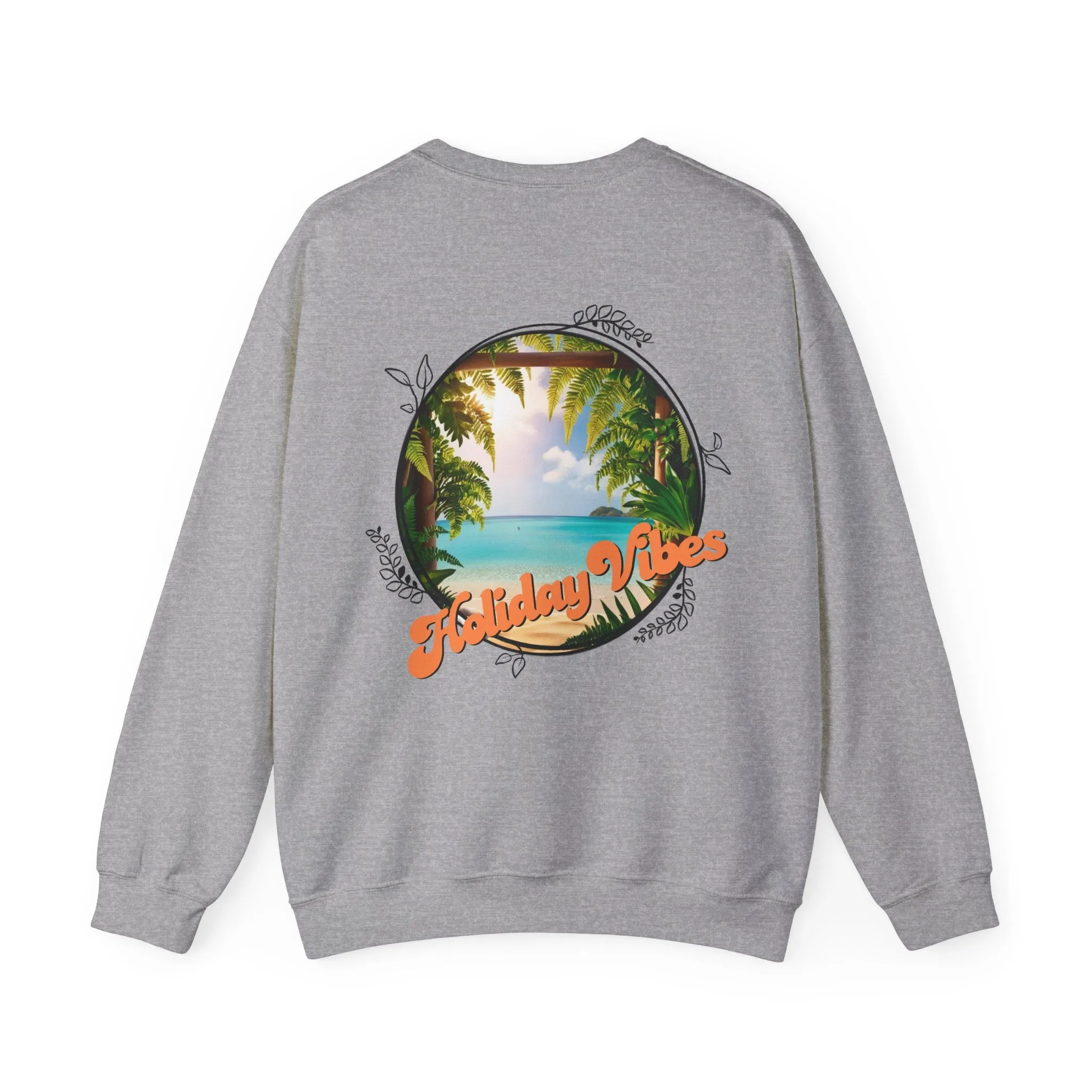 Beach Vibes Unisex Sweatshirt - Holiday Vibes Design