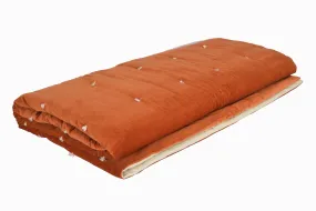 Bedspread BS13 Quilted velvet orange