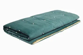 Bedspread BS14 Quilted velvet teal