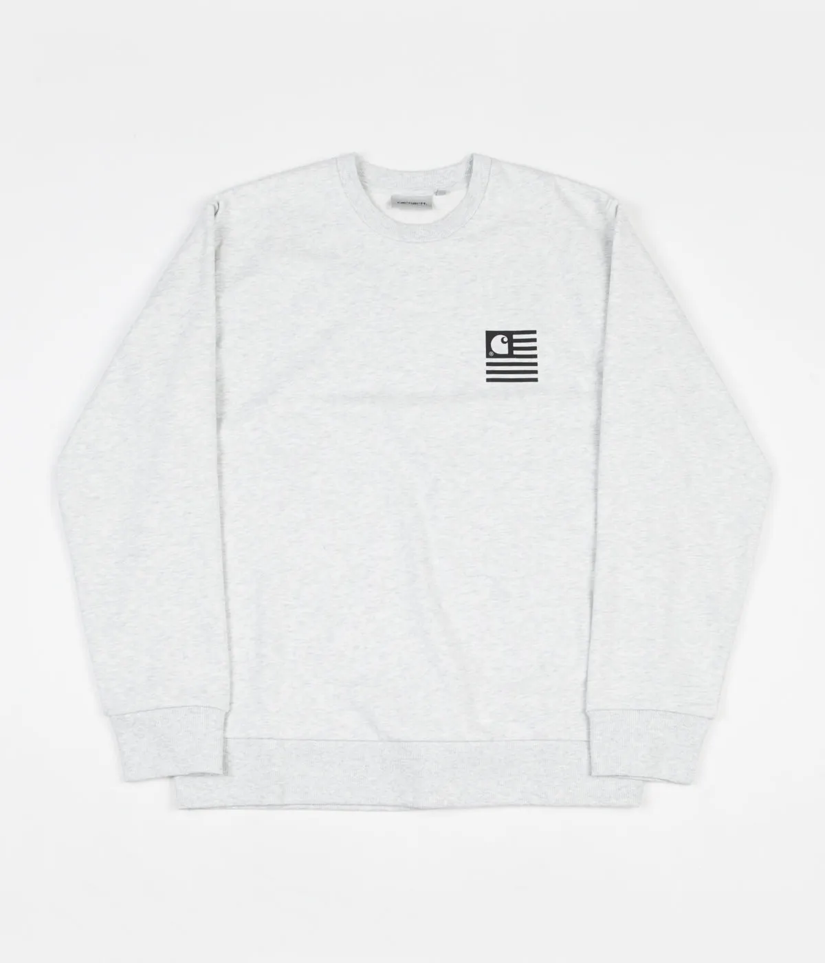 Carhartt State Patch Crewneck Sweatshirt - Ash Heather