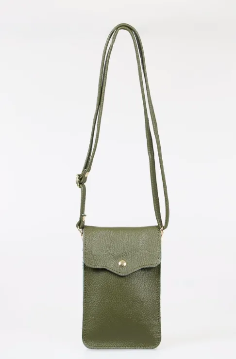 Cádiz Leather Cross Body Phone Bag