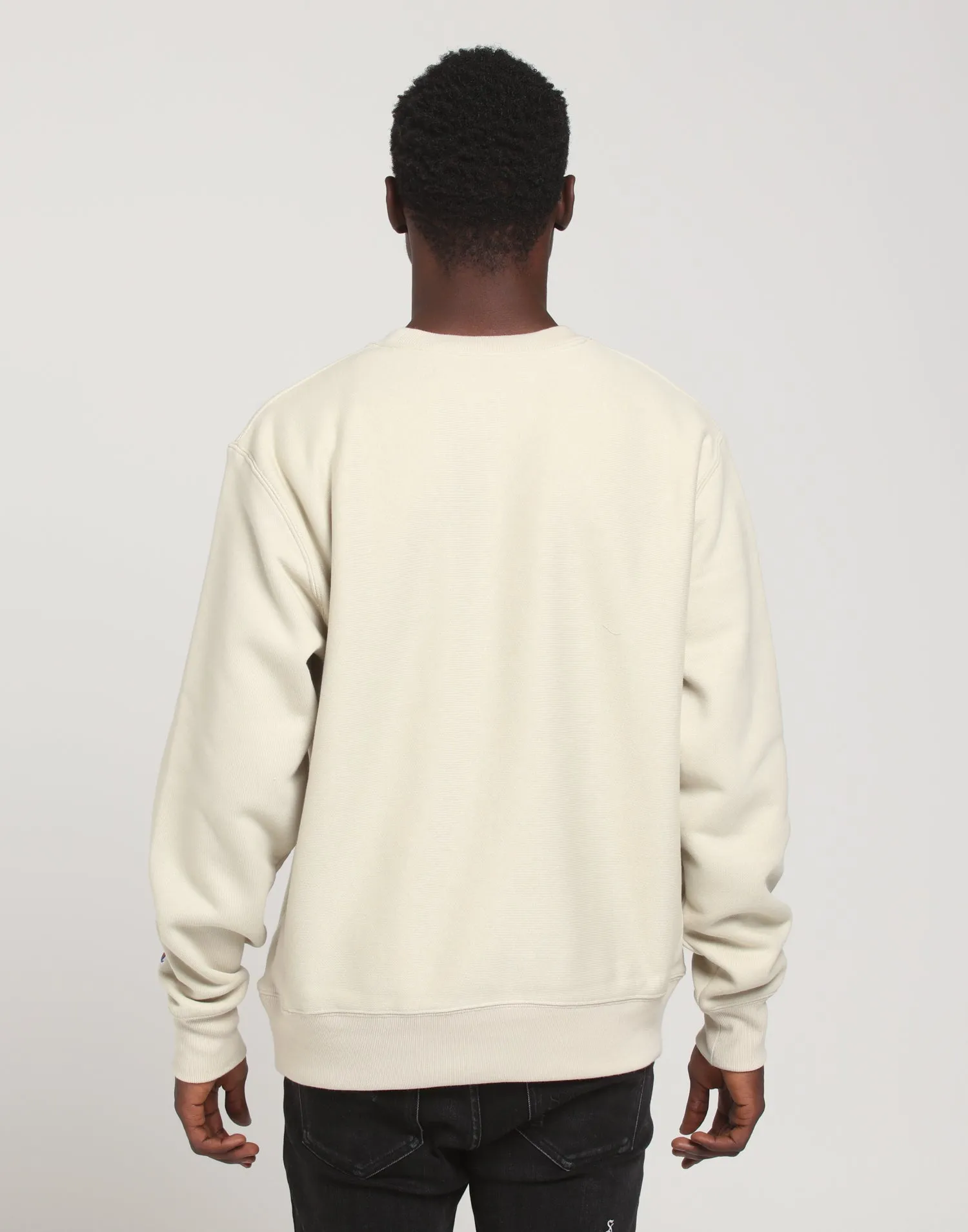 Champion Rev Weave Crew Cocoa Butter