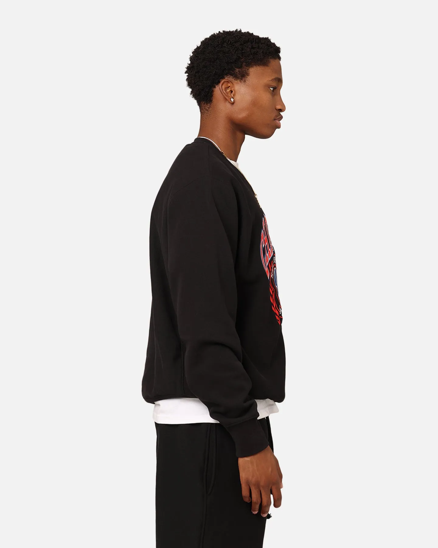 Champion Reverse Weave Field Basketball Crewneck Black