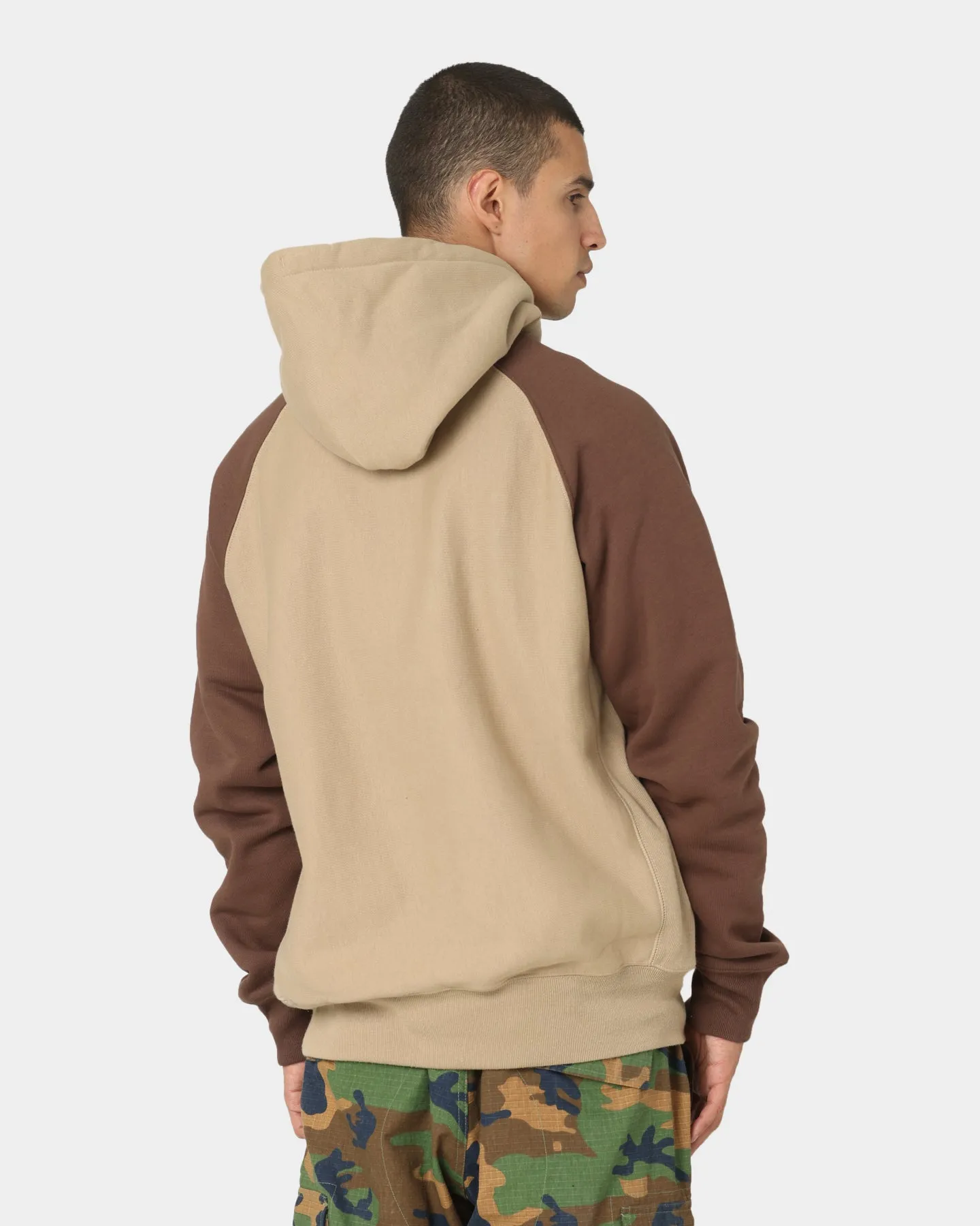 Champion Reverse Weave Raglan Hoodie Country Walnut