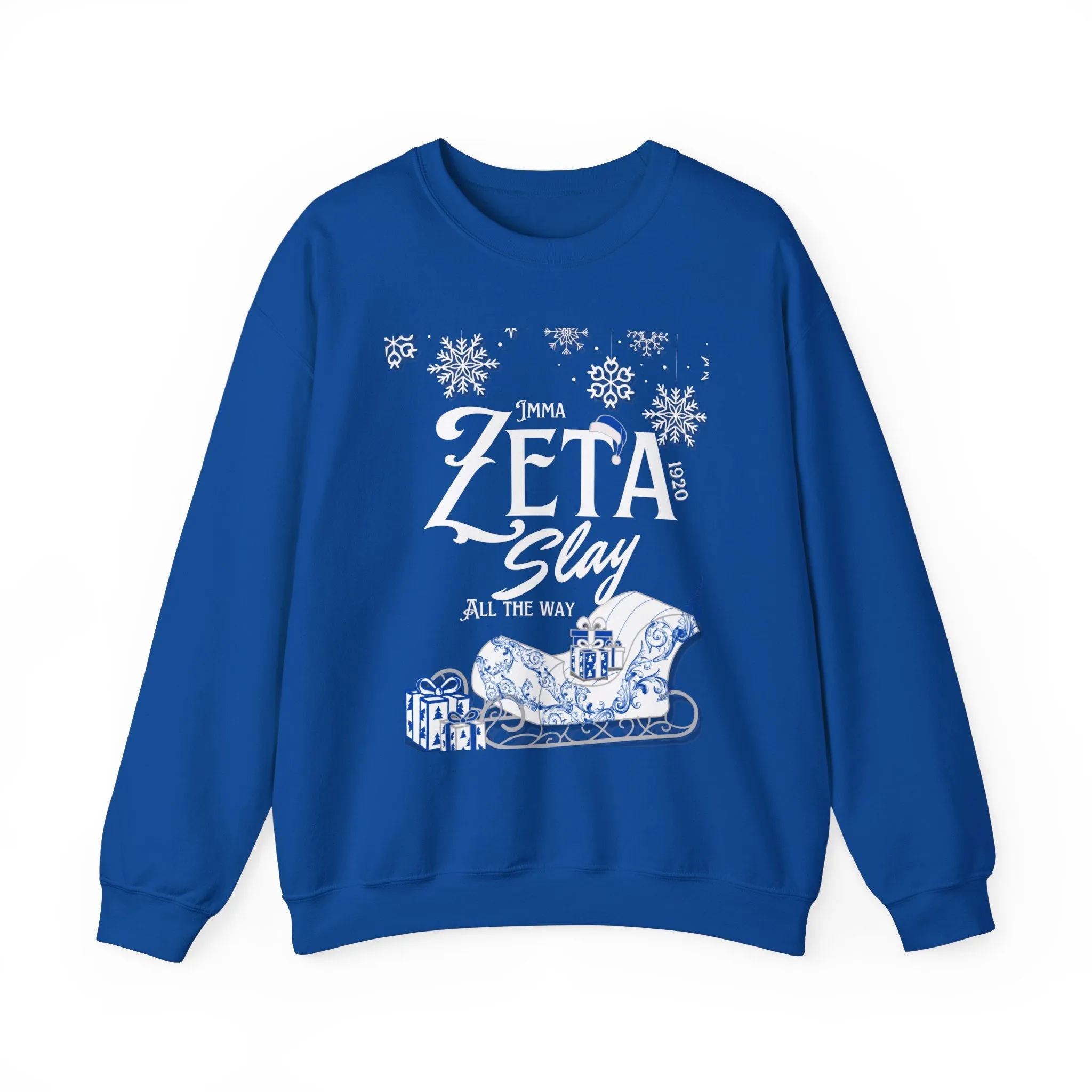 Christmas Zeta Slay All The Way Sweatshirt