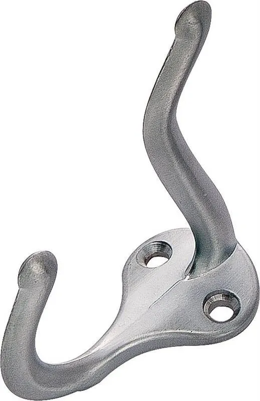 Coat-hat Hook Zinc Sat Chrome