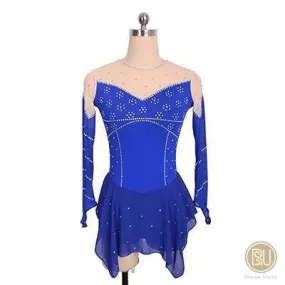 Competition Skating Dress Handkerchief Style Skirt