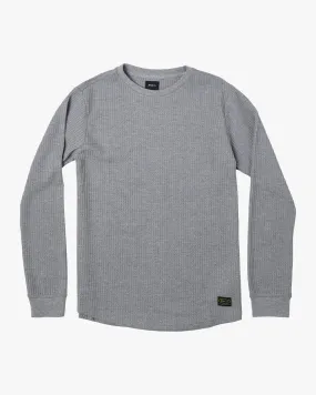 Dayshift Long Sleeve Thermal Shirt - Grey Noise