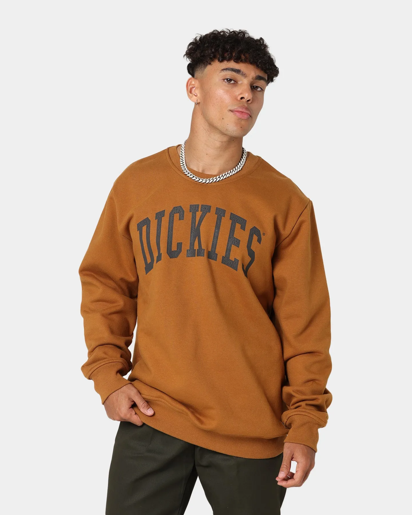 Dickies Longview Crewneck Brown Duck