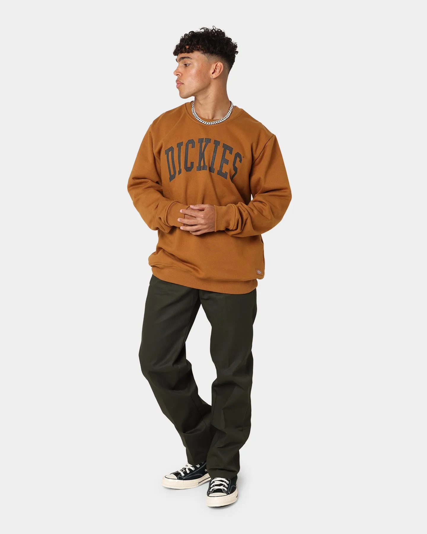 Dickies Longview Crewneck Brown Duck