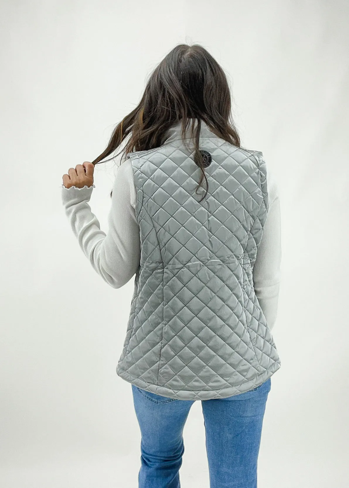 Dolcezza Woven Vest - Silver