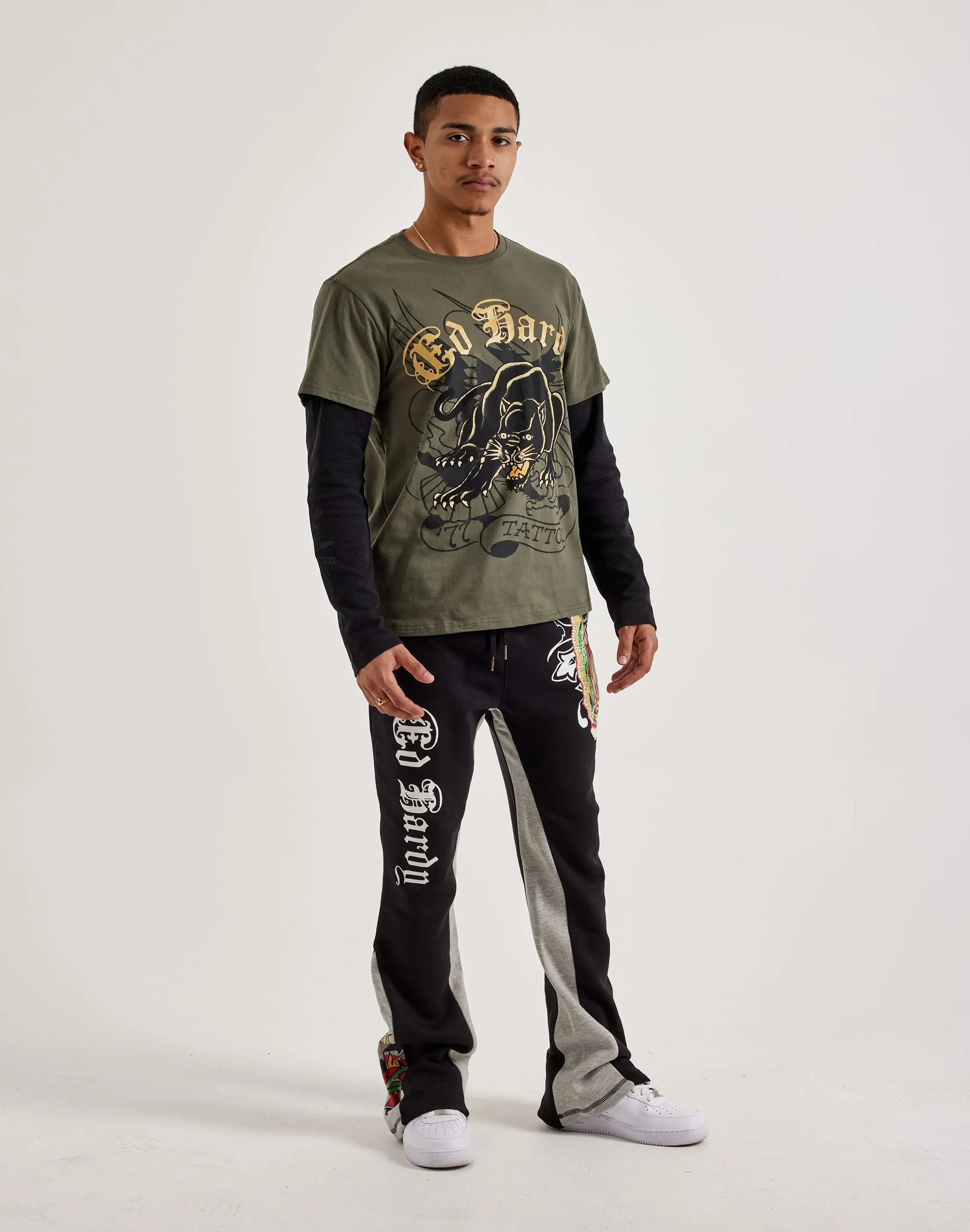 Ed Hardy Panther Long-Sleeve Tee