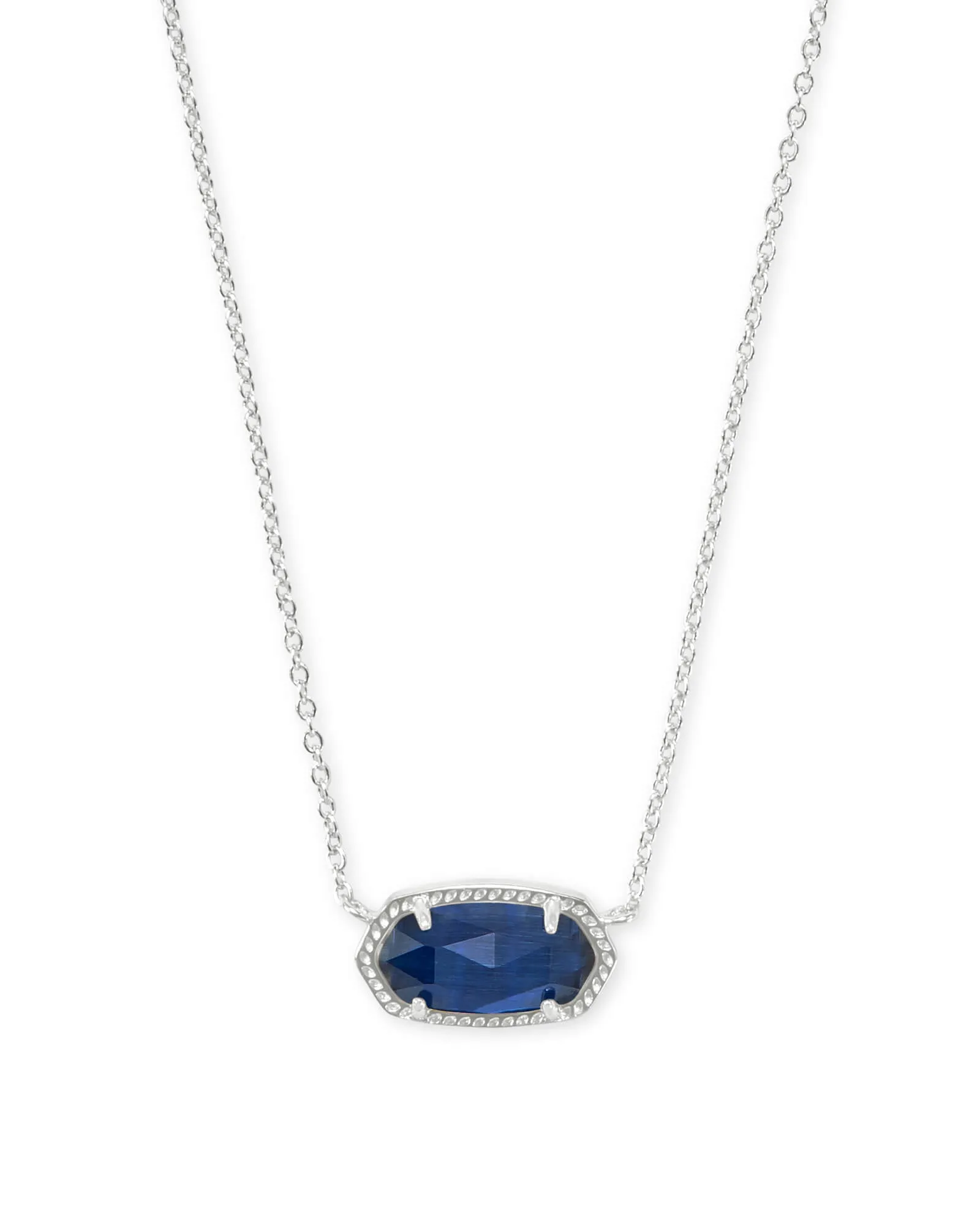 Elisa Signature Pendant in Rhodium