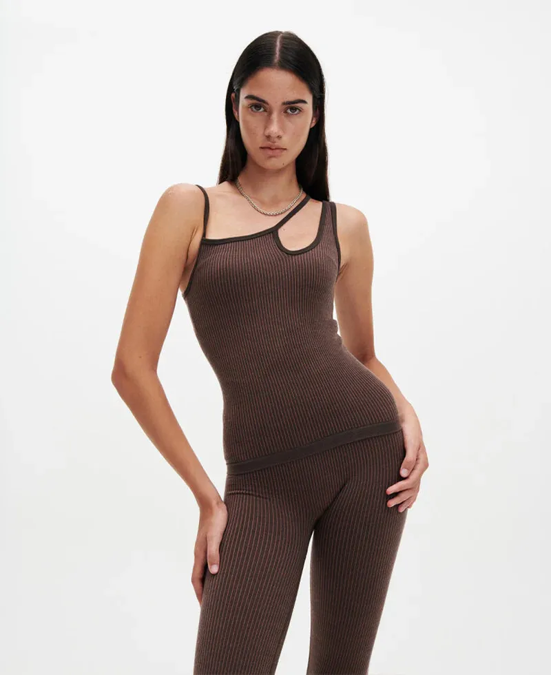 ELLIPTIC TANK - CHOCOLATE / CLOVE