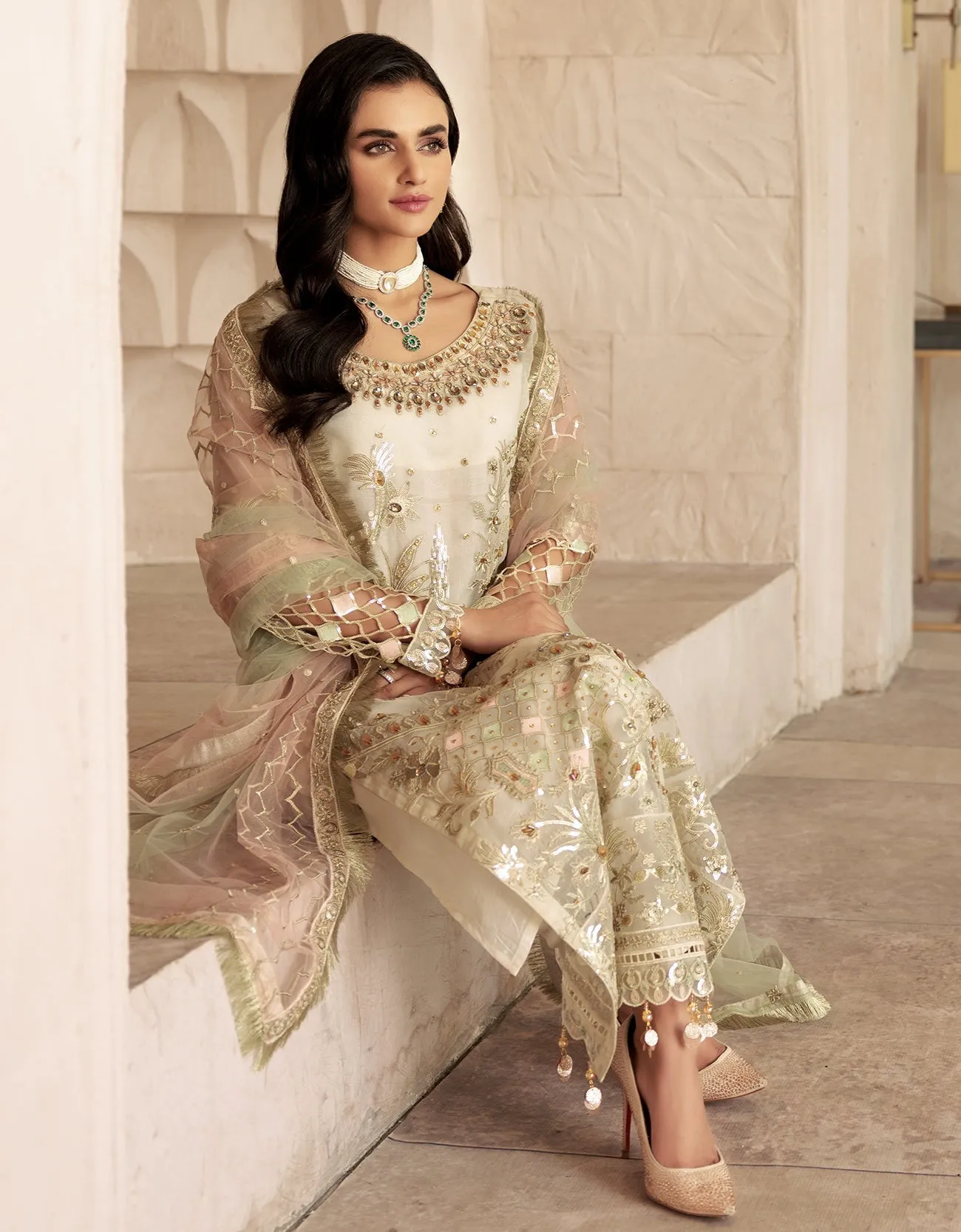 Emaan Adeel Le Festa Edit Chiffon Collection Vol-5  – LF-508