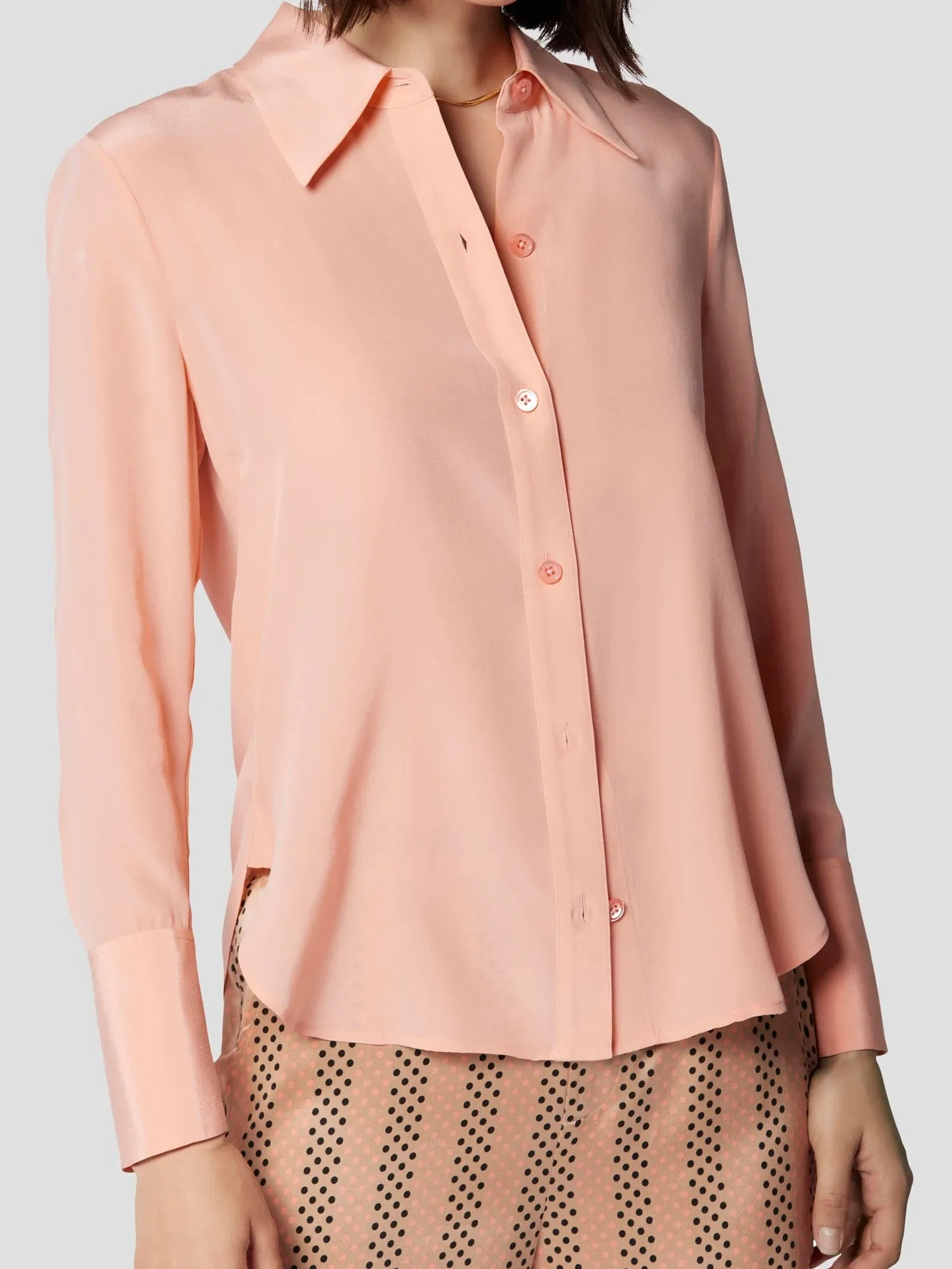 Equipment Leona Short Sleeve Silk Shirt