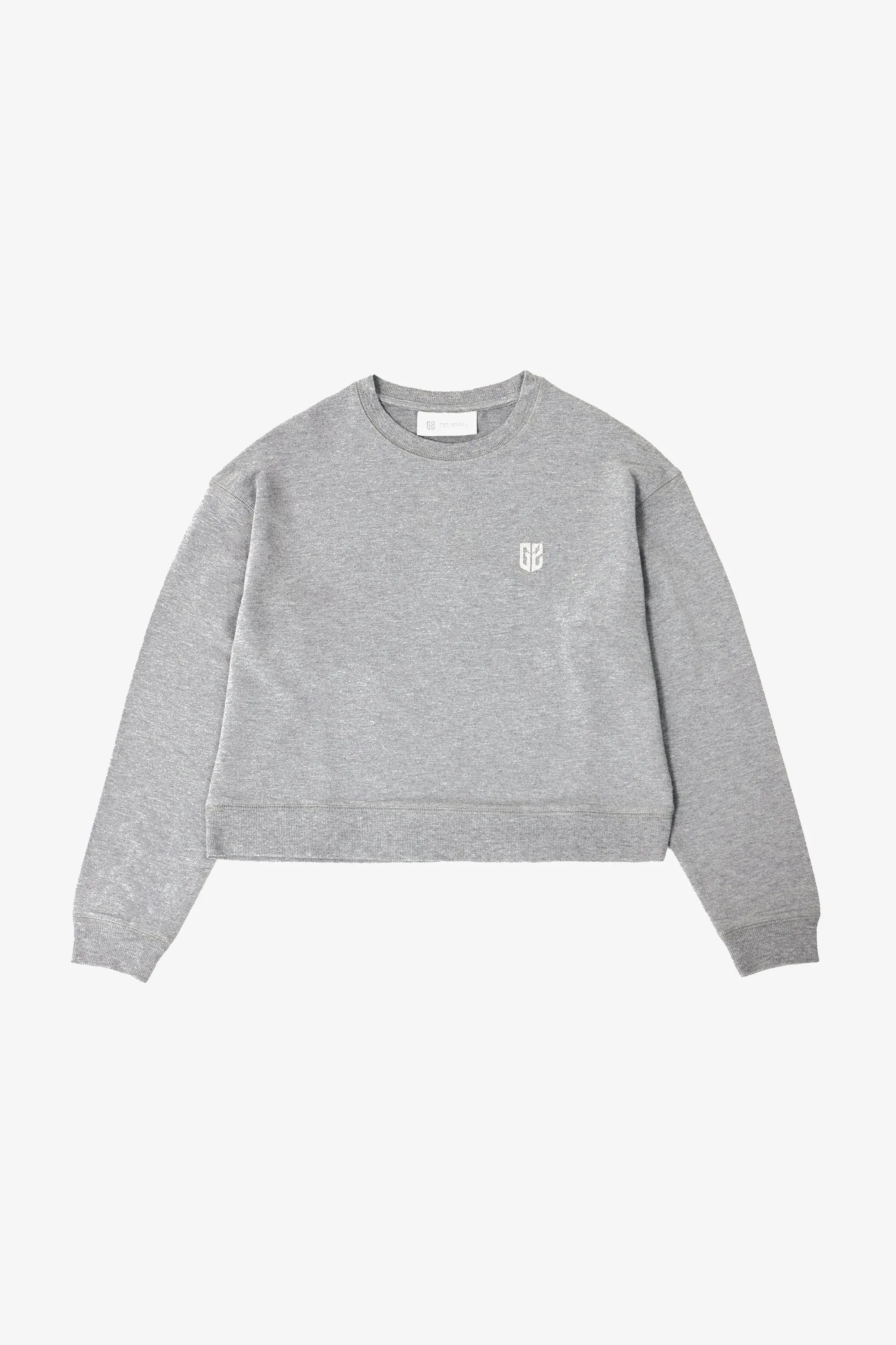 G2 ESSENTIALS - Cropped Crewneck - Glacier Gray