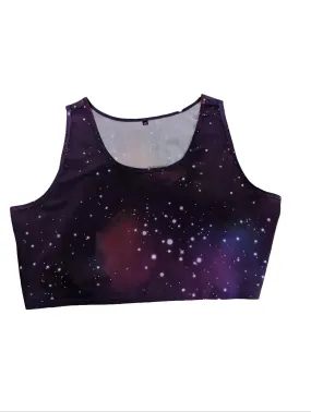 Galaxy Crop Top Binder