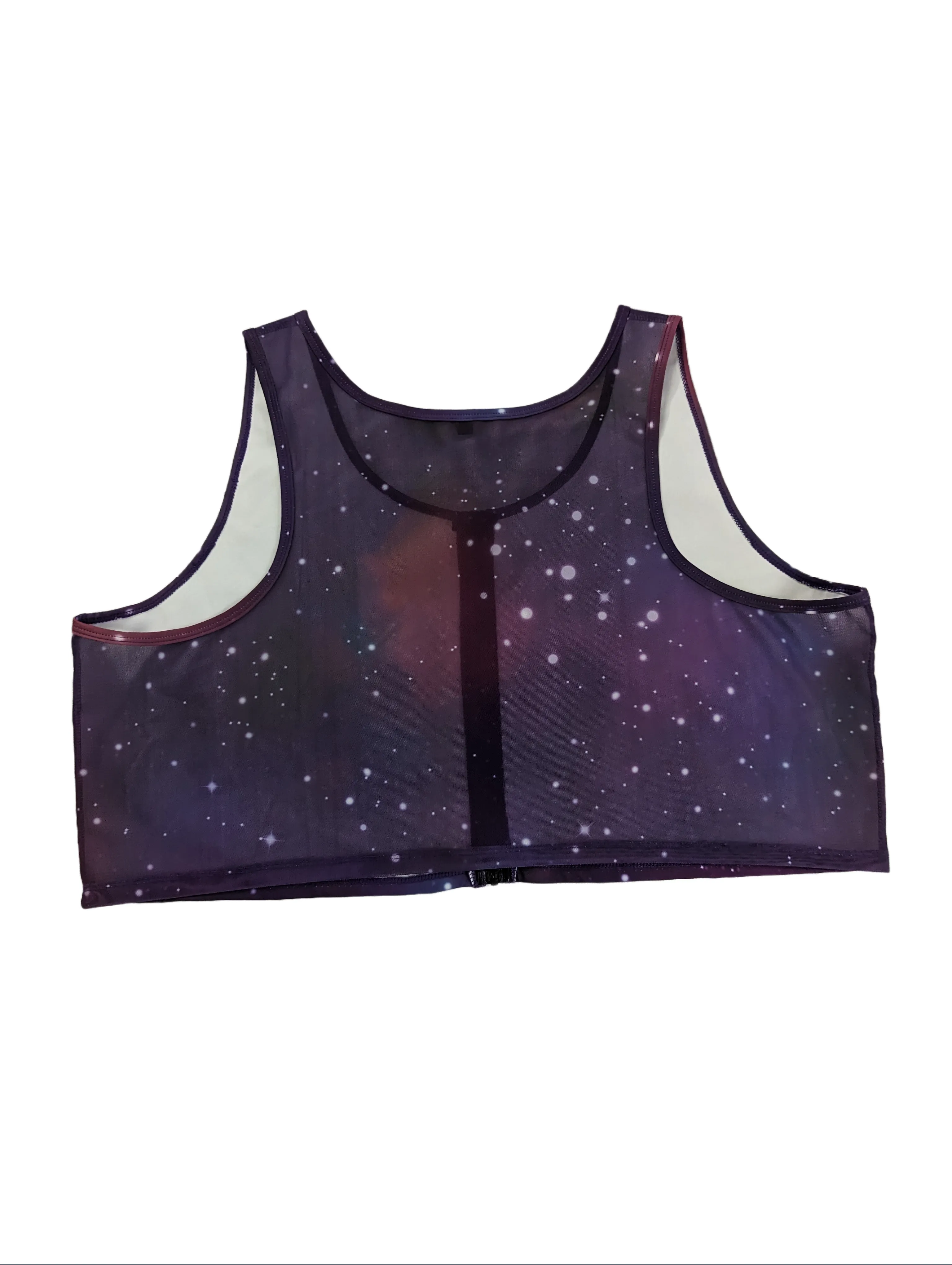 Galaxy Zippered Crop Top Binder