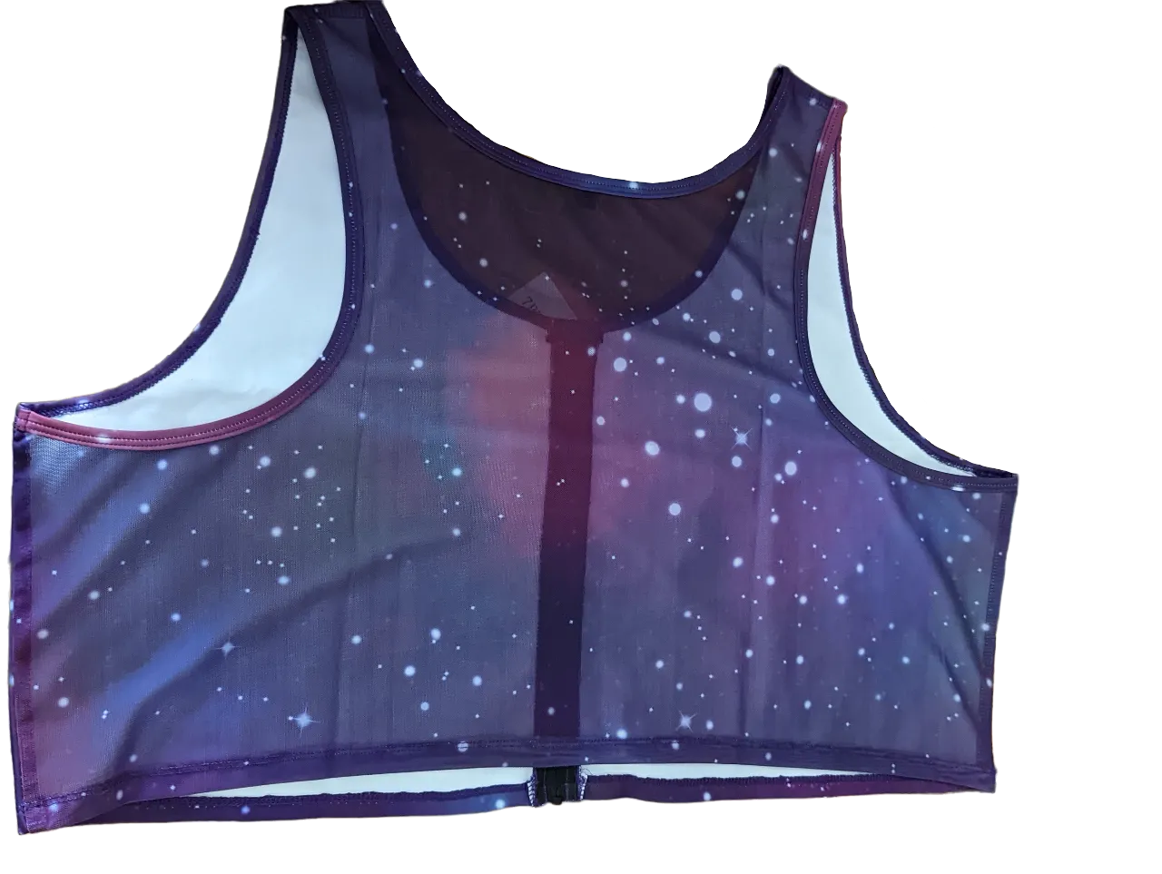 Galaxy Zippered Crop Top Binder