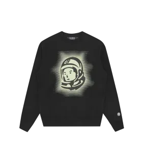 GLOW ASTRO CREWNECK - BLACK