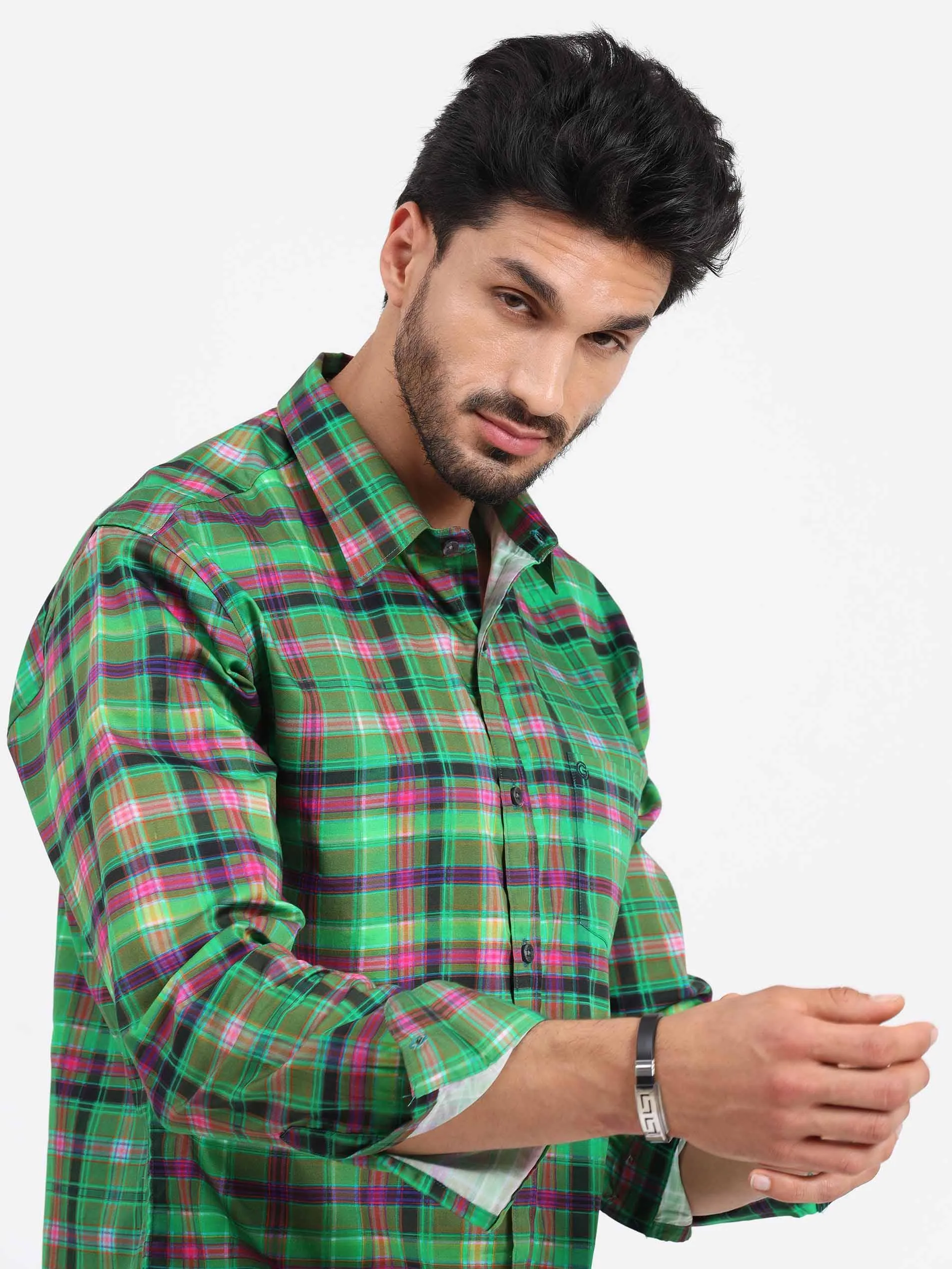 Good Old Checks Printed Full Sleeve Shirt