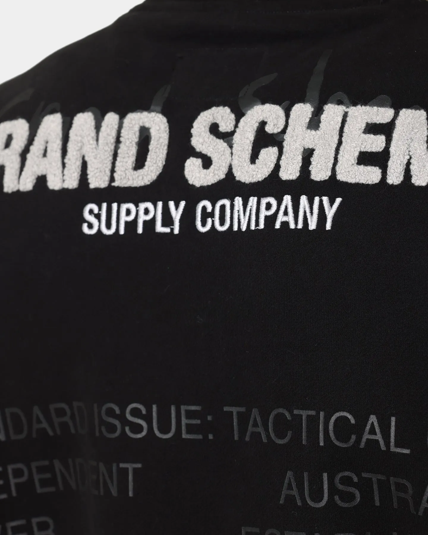 Grand Scheme All Over Crewneck Black