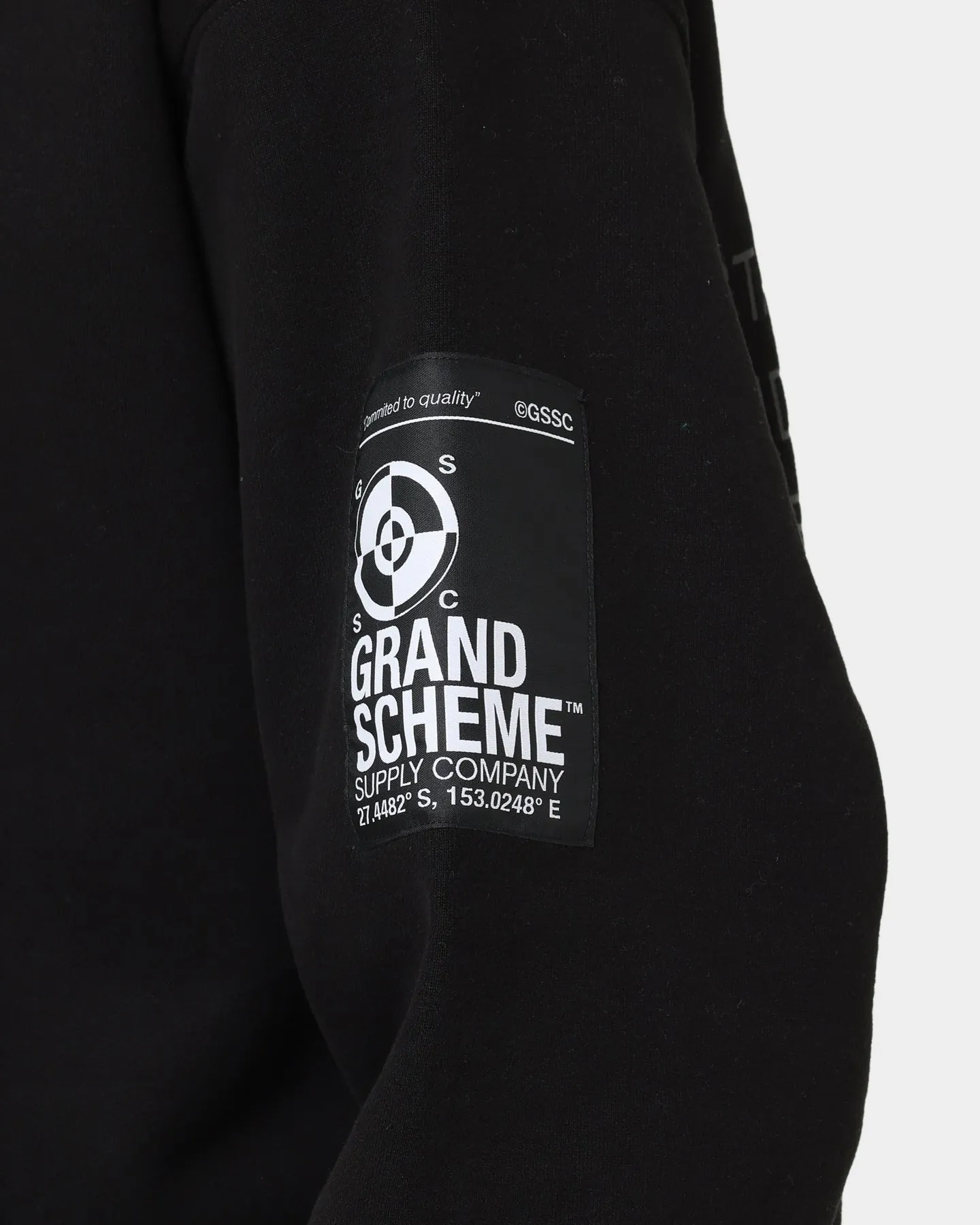 Grand Scheme All Over Crewneck Black