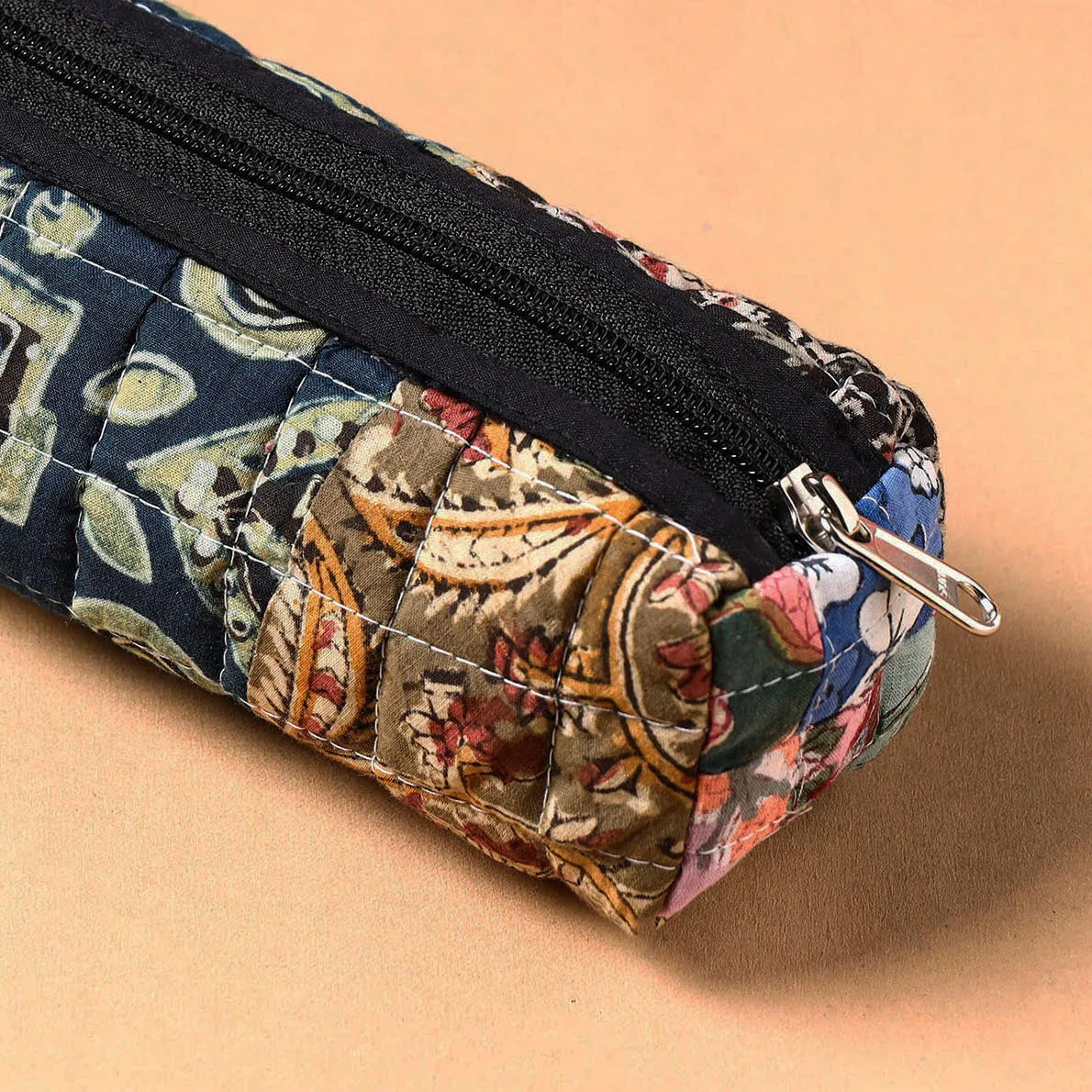 Handcrafted Quilted Patchwork Multipurpose Pencil Pouch 19