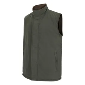 Hoggs Of Fife Breezer Bodywarmer - Loden/Coffee