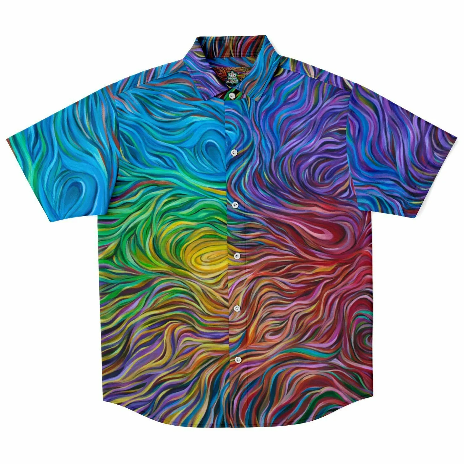 HOLY FUCK Short Sleeve Button Down Shirt | ARTFOOL