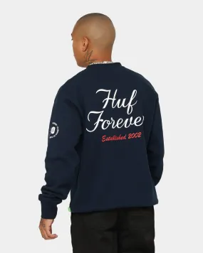 HUF Forever Crewneck Navy