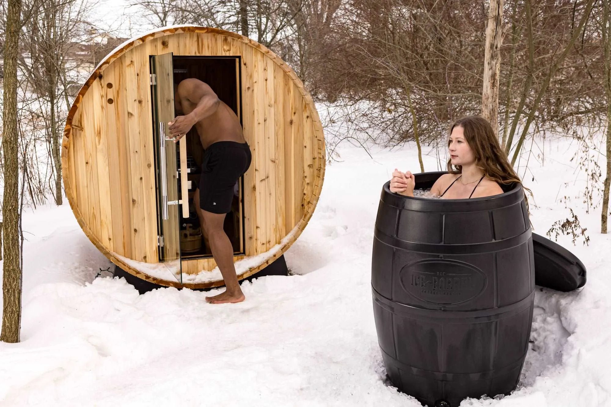 Ice Barrel Cold Therapy Training Tool