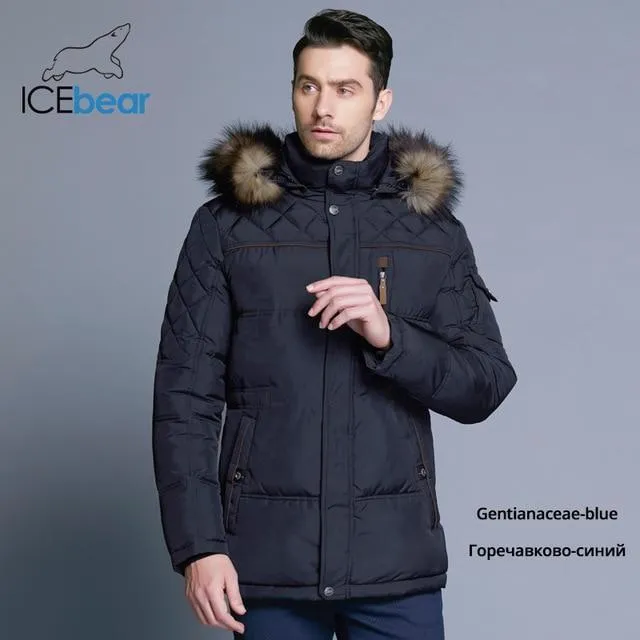 ICEbear 2019 Fashion Winter New Jacket Men Warm Coat Fashion